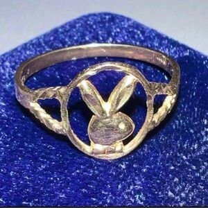 Reserved for Angel…10k Gold Playboy Bunny Ring